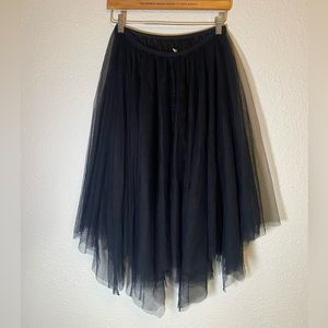 pastel goth mesh layered skirt (xl)
